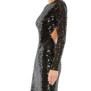 Prom/Black tie MacDuggal evening gown Sequin